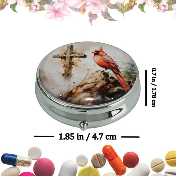 Cardinal Pill box - Picture 2 of 4